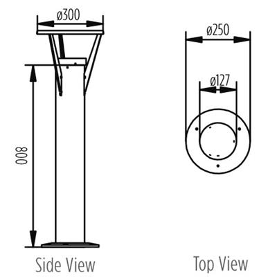 Sateal Indirect Bollard Sateal Indirect Bollard