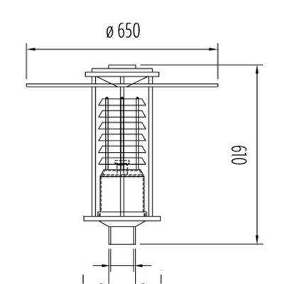 Riverside 1 Post Top