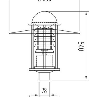 Mini Riverside Post Top