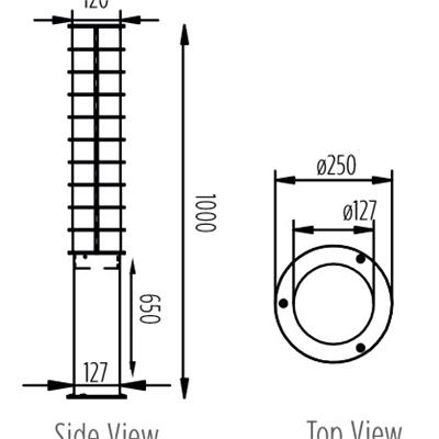 Link 2 Bollard  Link 2 Bollard